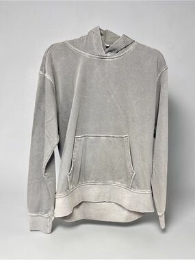 Women's Washed Gray Pullover Hoodie